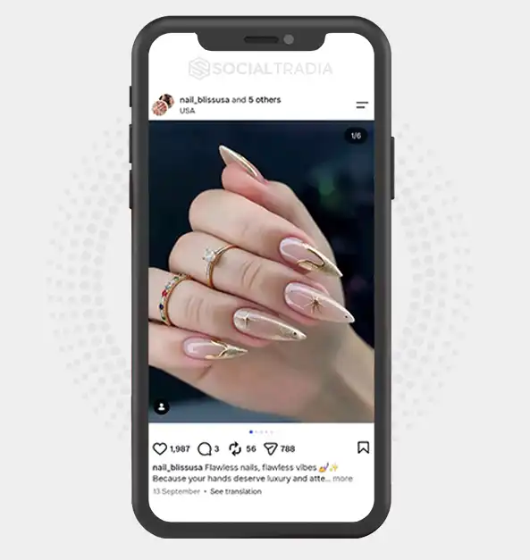 Instagram account nail_blissusa (6.8k Followers)