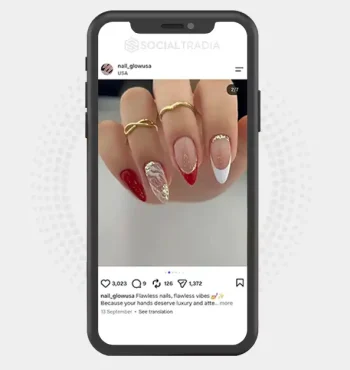 Instagram account nail_glowusa (7.3k Followers)