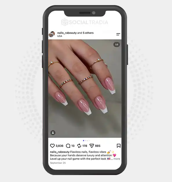 Instagram account nailo_rabeauty (11.3k Followers)