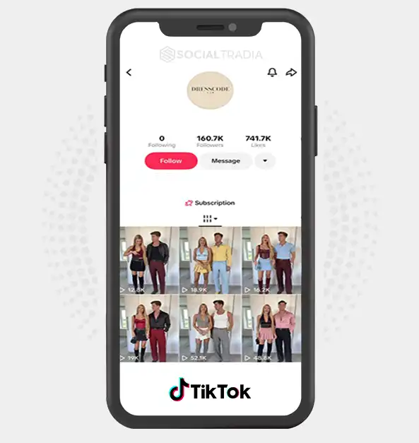TikTok account OutfitFormulas (160.7k Followers)