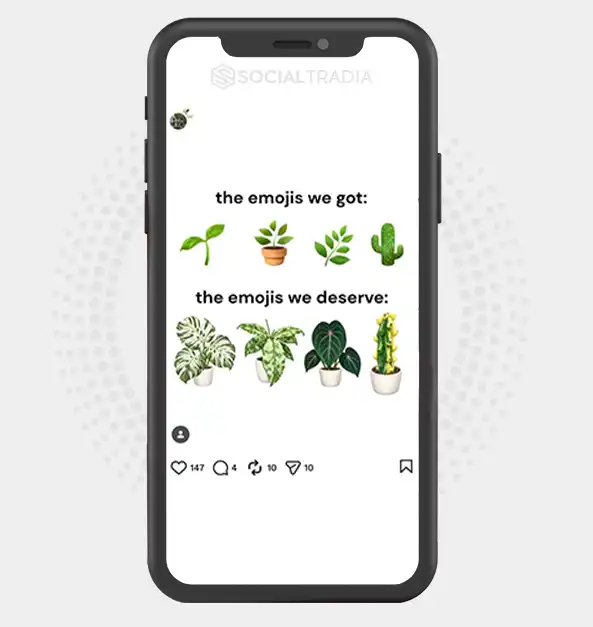 Instagram account PlantCare (3.1k Followers)