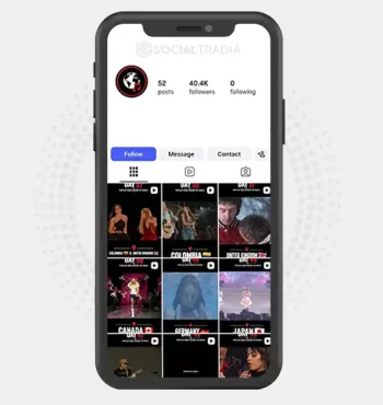 Instagram account PopularSongs (40.3k Followers)