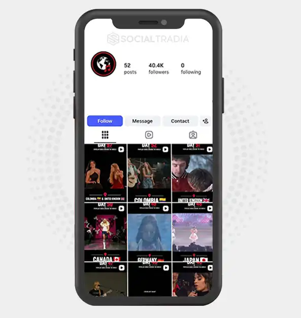 Instagram account PopularSongs (40.3k Followers)