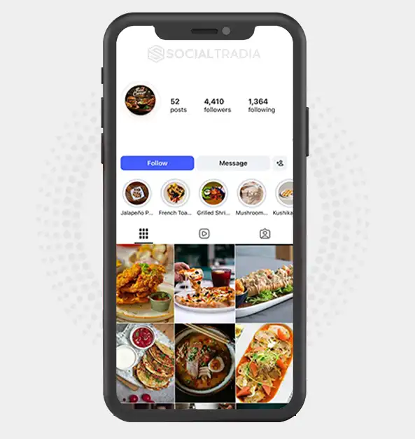 Instagram account PureTaste (4.4k Followers)
