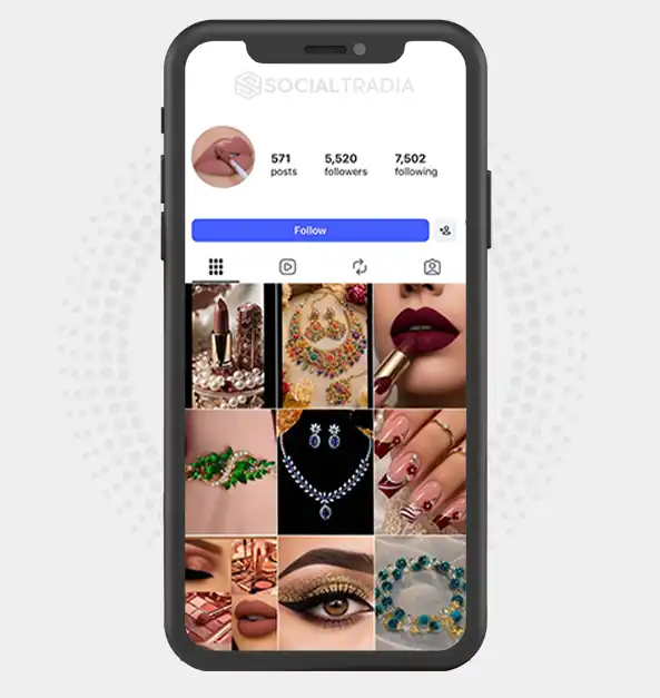 Instagram account Radiant Style (5.5k Followers)