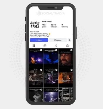 Instagram account Rock_Sound2.0 (20k Followers)