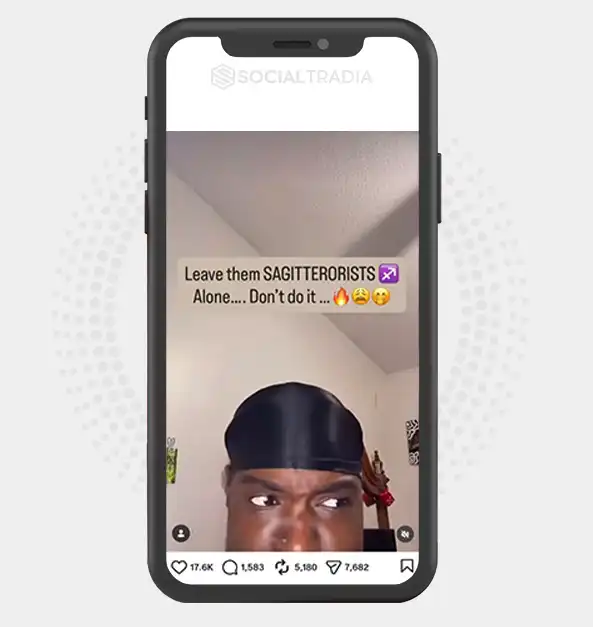 Instagram account SagittariusMemes (9.8k Followers)