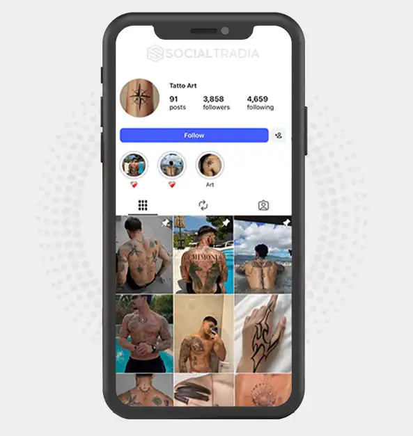Instagram account taato_desinn (3.8k Followers)