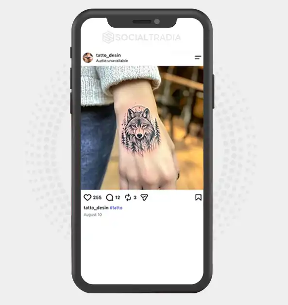 Instagram account tatto_desin (2.4k Followers)