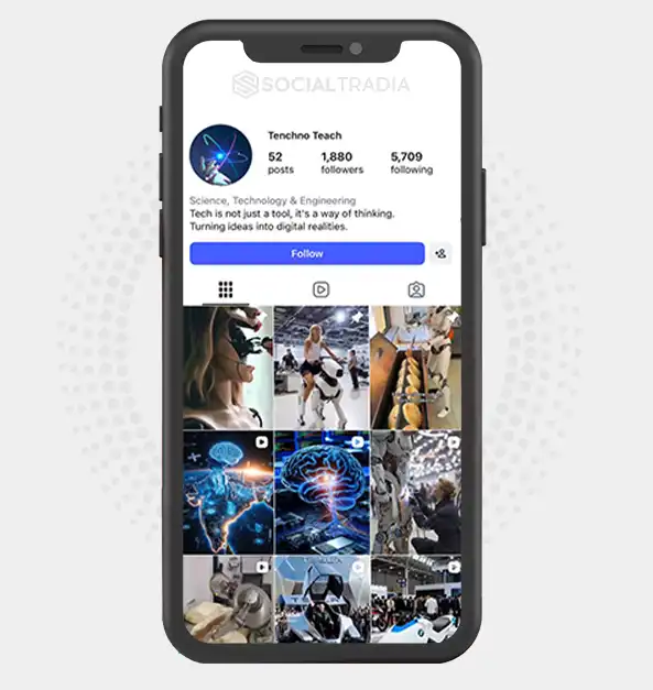 Instagram account technoteach4 (1.8k Followers)