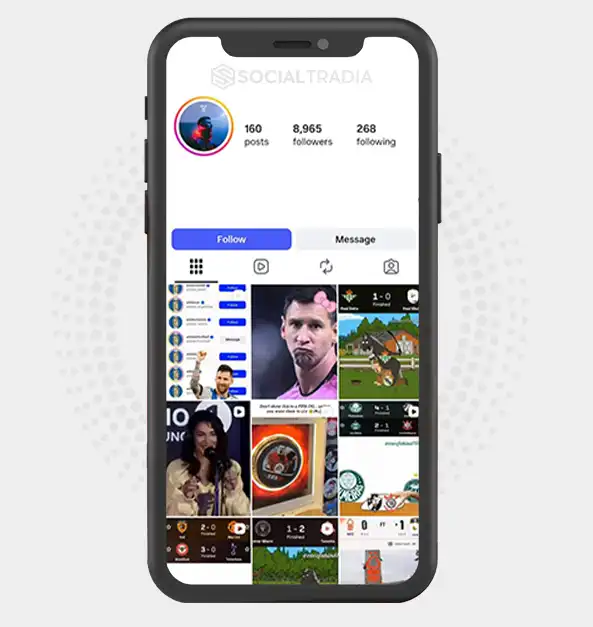 Instagram account TheMessiCode (8.9k Followers)