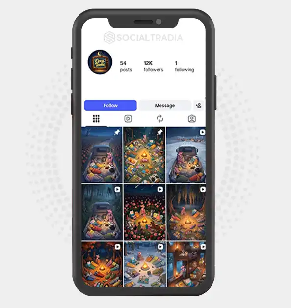 Instagram account Toon Dreams (12k Followers)