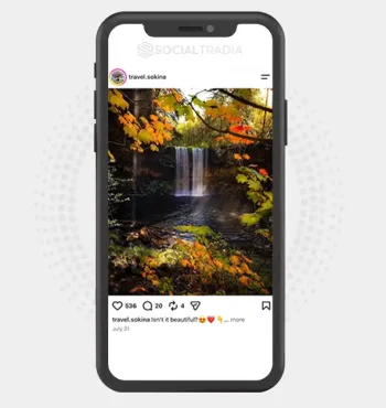 Instagram account travel.sokina (2.2k Followers)