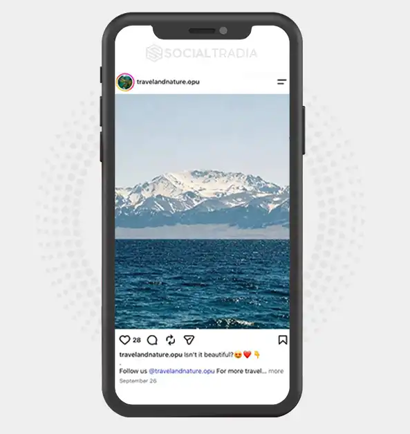 Instagram account travelandnature.opu (2.2k Followers)