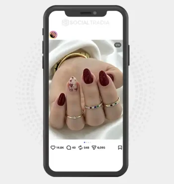 Instagram account TrendyNailArt (16.3k Followers)