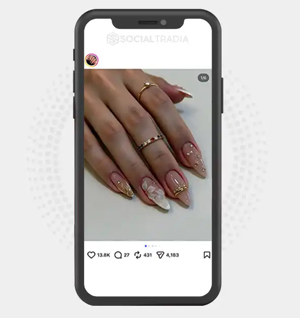 Instagram account TrendyNailArt (16.3k Followers)