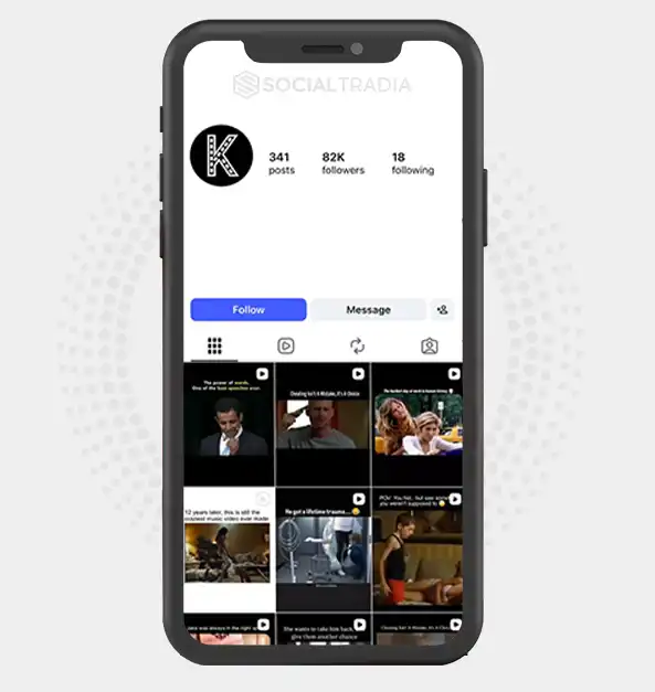 Instagram account UnforgettableMovies (82k Followers)