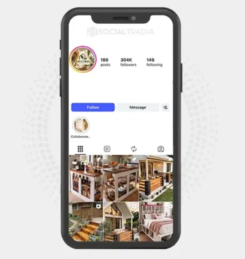 Instagram account UniqueHomeDesigns (315 k Followers)